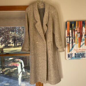 Peabody House Oversized Wool Coat - Oatmeal